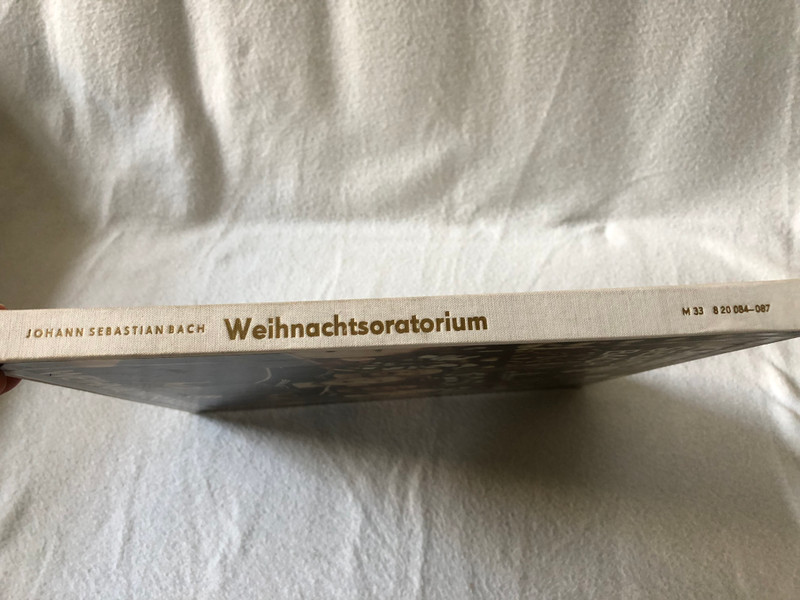 Johann Sebastian Bach Weihnachtsoratorium / ETERNA – 8 25 084-087 / 1969 4 LPs VINYL / M 33 8 20 084-087