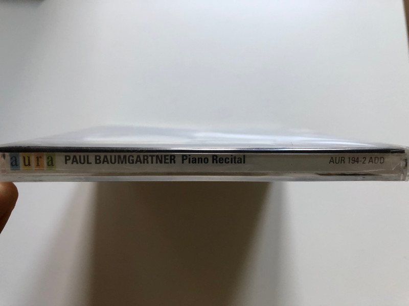 Paul Baumgartner - piano recital - Beethoven, Brahms, Debussy, Chopin, Schubert / Aura Music Audio CD 2000 / AUR 194-2 ADD