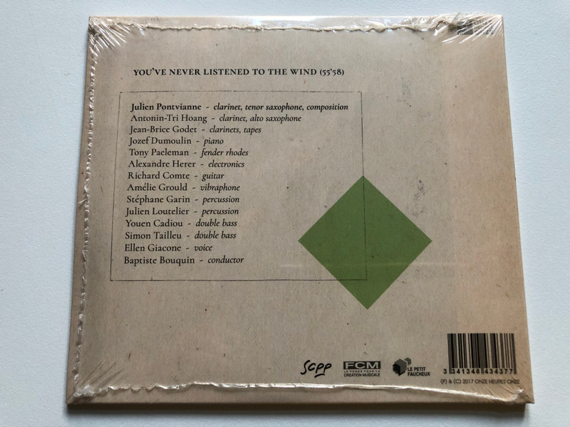 AUM Grand Ensemble – You've Never Listened To The Wind / Onze Heures Onze Audio CD 2017 / ONZ026