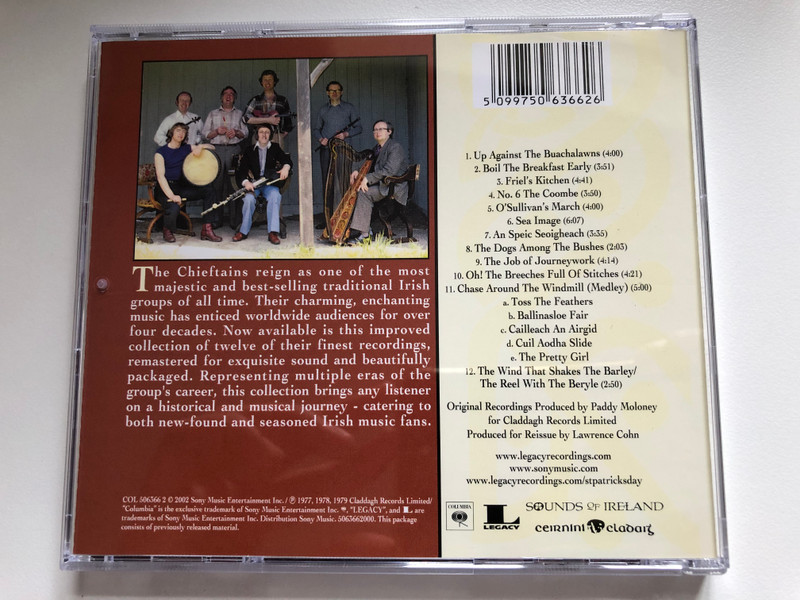 The Best Of The Chieftains / Columbia Audio CD 2002 / 506366 2