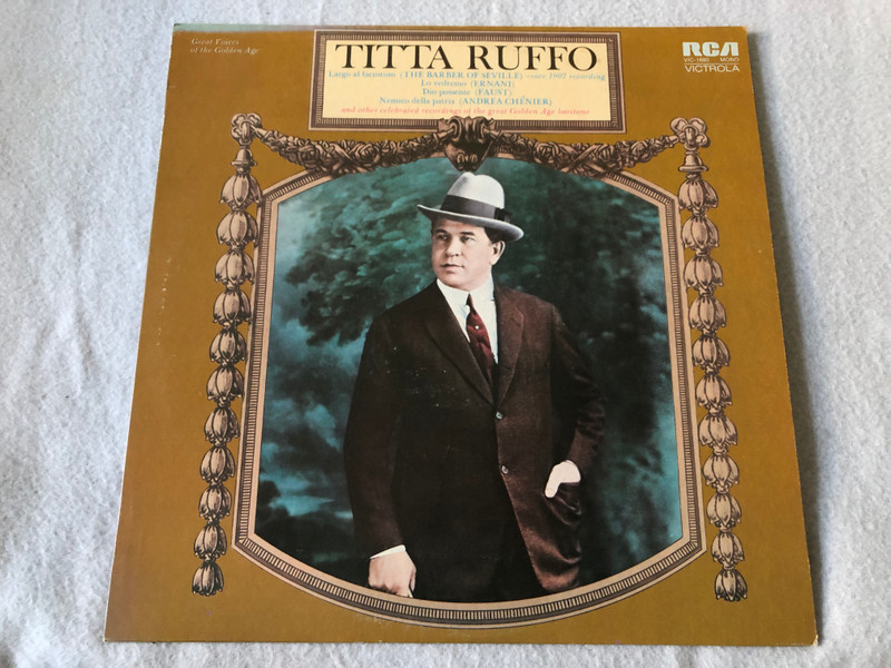 Titta Ruffo - Arias  RCA Victrola  1972 LP VINYL VIC-1680