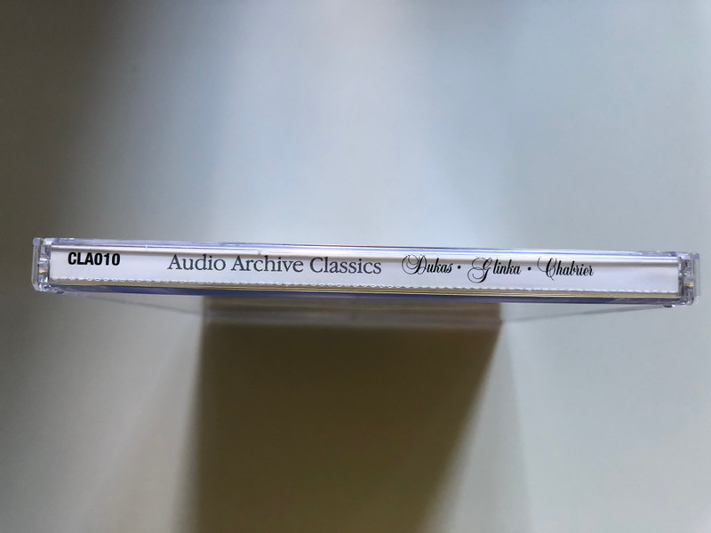 Dukas, Glinka, Chabrier / Dukas - L'Apprenti Sorcier (The Sorcerer's Apprentice); Glinka - "Russlan And Ludmilla" - Overture; Chabrier - "Le Roi Malgré Lui" - Danse Slave / Audio Archive Classics Audio CD / CLA010