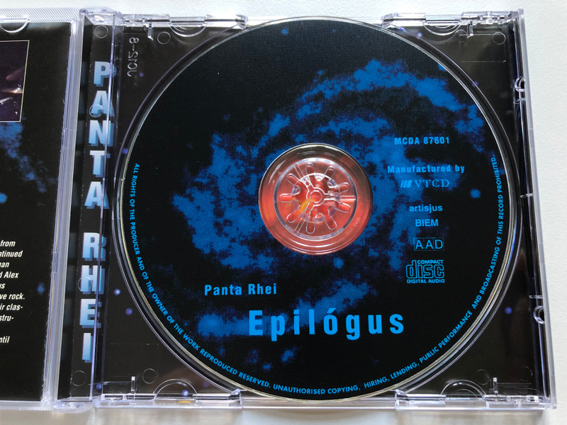 Panta Rhei – Epilógus / Mega Audio CD 1997 / MCDA 87601