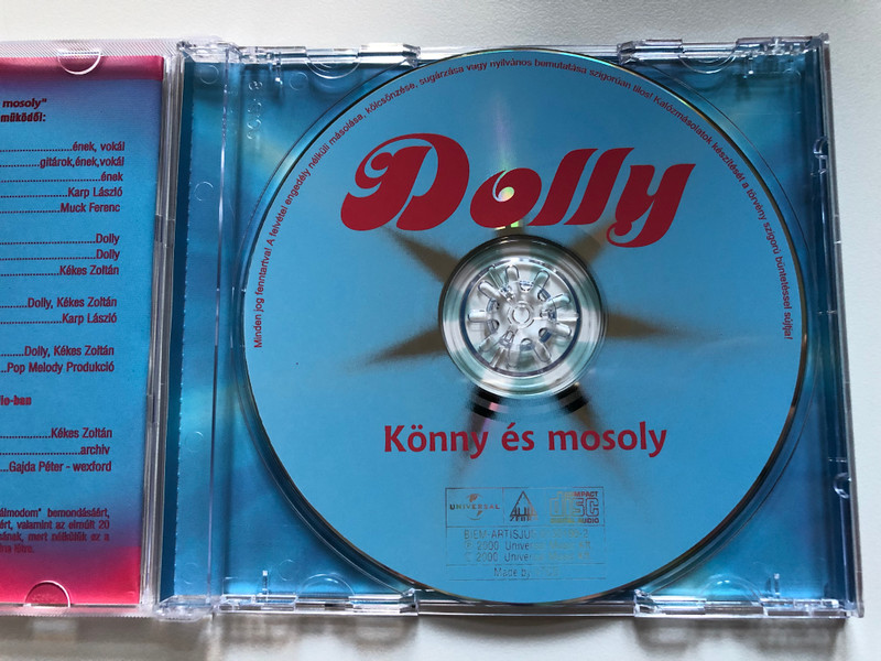 Dolly – Könny És Mosoly / Zebra Audio CD 2000 / 013 190-2