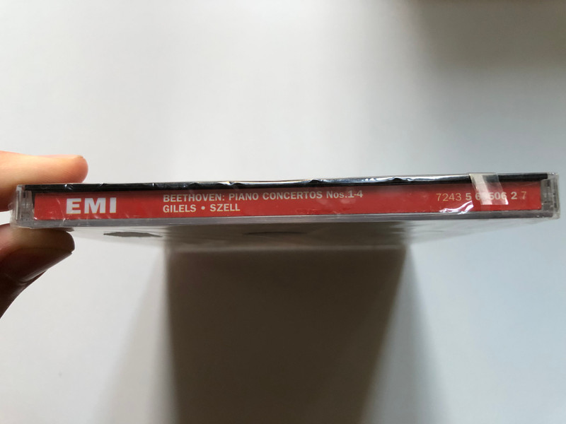 Beethoven - Piano Concertos Nos.1-4 - Emil Gilels, George Szell / Forte / EMI Classics 2x Audio CD 1996 / 724356950627