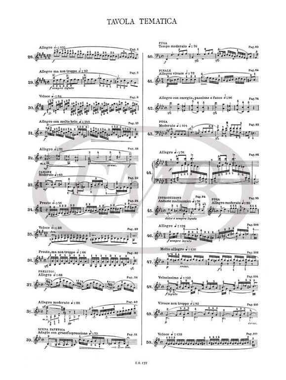 Clementi, Muzio: GRADUS AD PARNASSUM, PER PIANOFORTE - VOL. II / (REVISIONE DI CESI E MARCIANO) / Ricordi 