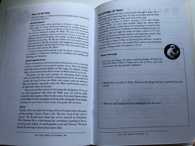 All you need to know (2nd Peter) by Bryson Smith / 6 interactive Bible Studies for small groups & individuals / Matthias Media / Paperback (1875245340)