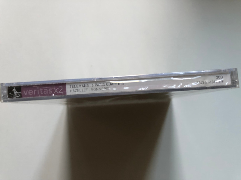 Wilbert Hazelzet - Telemann - 6 Paris Quartets / Virgin Veritas 2x Audio CD 2000 / 724356181229