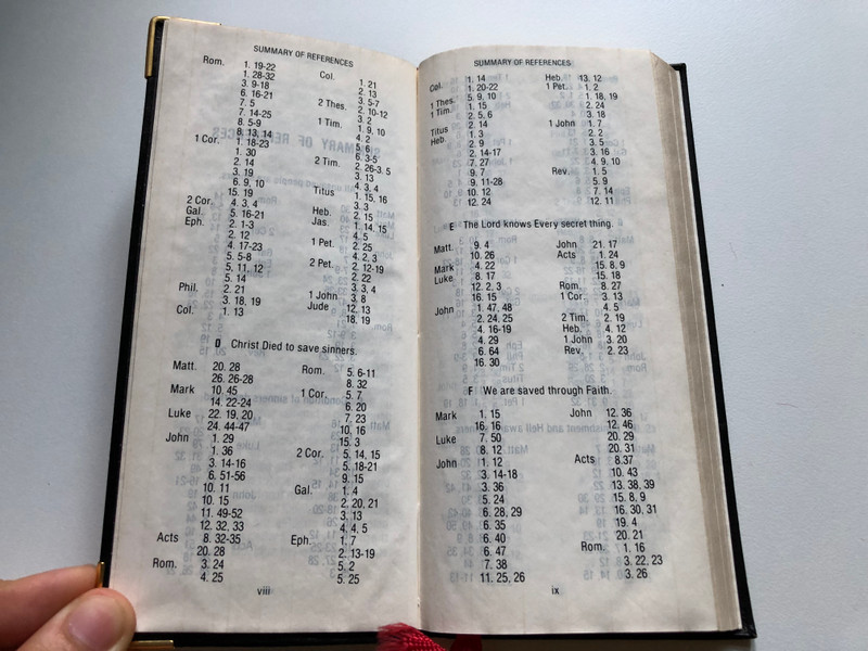 KJV New Testament and Psalms / Authorized King James Version indexed and marked by the best methods of Bible marking on all subjects related to the theme of Salvation - by J.G. Lawson, Evangelist / World Bible Publishers 1982 / Black - Pocket size / KJV NT (0529064928)