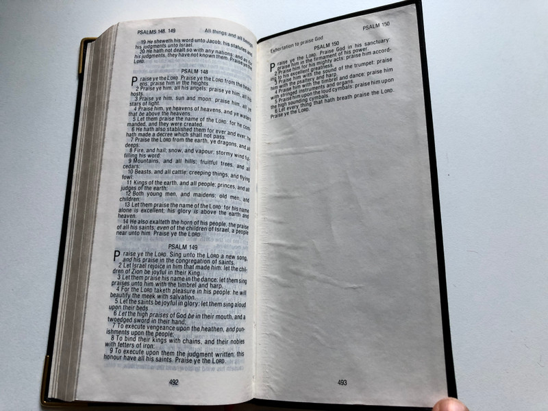 KJV New Testament and Psalms / Authorized King James Version indexed and marked by the best methods of Bible marking on all subjects related to the theme of Salvation - by J.G. Lawson, Evangelist / World Bible Publishers 1982 / Black - Pocket size / KJV NT (0529064928)