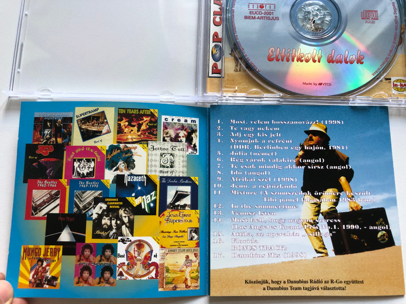 R-GO – Eltitkolt Dalok / Bonus Track - Danubius Mix / Euroton Audio CD 1998 / EUCD-2001