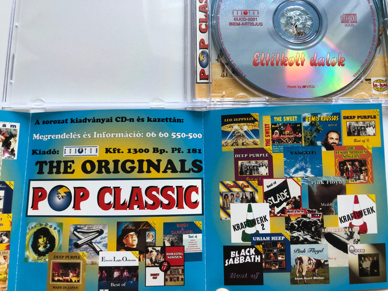 R-GO – Eltitkolt Dalok / Bonus Track - Danubius Mix / Euroton Audio CD 1998 / EUCD-2001