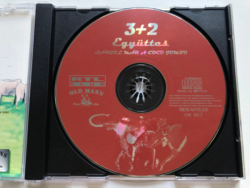 3+2 Együttes – Sárgul Már A Coco Jumbo / Old Man's Records Audio CD 2000 / OM 007