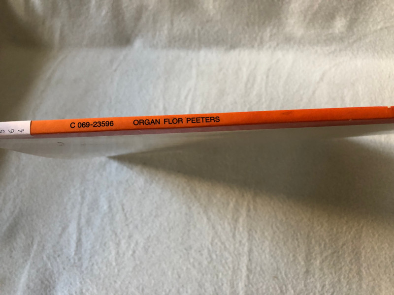 Organ Flor Peeters  Emi Records  LP VINYL C 069-23596