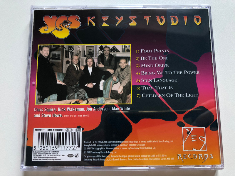 Keystudio - Yes / Castle Music Audio CD 2001 / CMRCD177