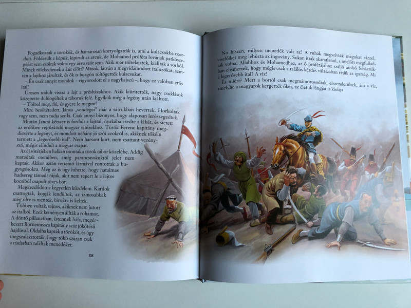 Történelmi kalandok a magyarság multjában 1 by Gyárfás Endre / Az Államalapítástól a török hódoltságig / Hardcover / Illustrations by Miguel Quesada / Napraforgó könyvkiadó (9789634452128)