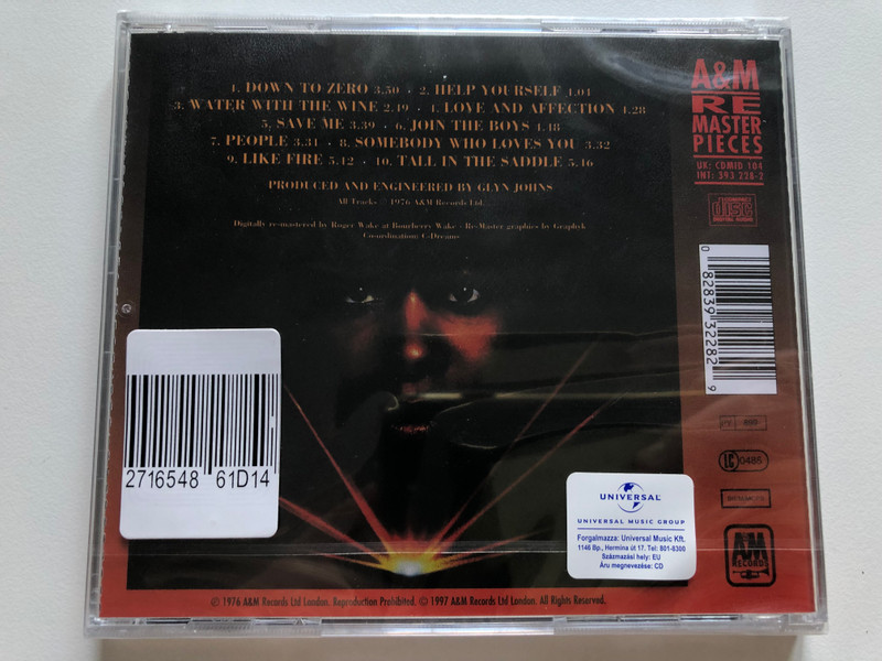 Joan Armatrading / A&M Records Audio CD 1997 / 393 228-2