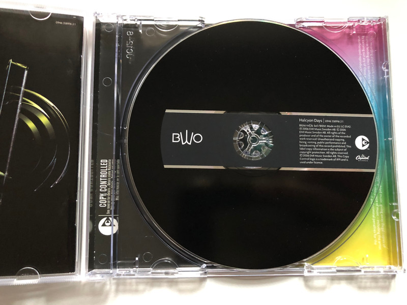 BWO – Halcyon Days / Capitol Records Audio CD 2006 / 094635891621