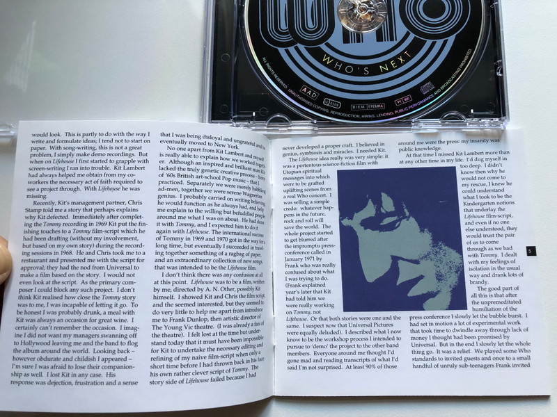 The Who – Who's Next / Polydor Audio CD 1995 / 527 760-2