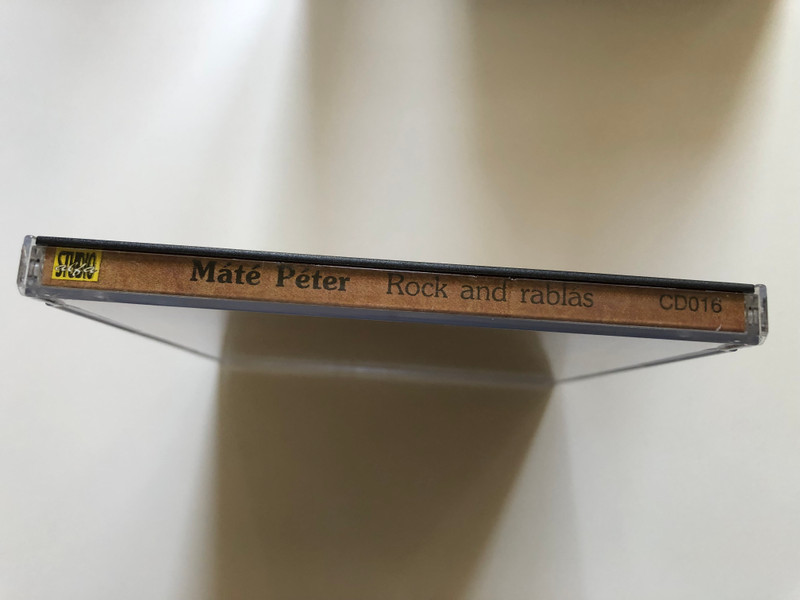 Máté Péter – Rock And Rablás - Soha Nem Hallott Dalok / A felvetel nem studioban keszult. A szerzo szuletesenek 50. evforduloja alkalmabol adtuk ki. / Alfa Studio Audio CD 1998 / CD016