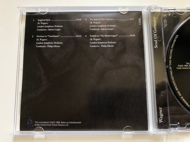 Wagner – Soul Of Germany / London Symphony Orchestra / A-Play Classics Audio CD 1998 / 9032-2