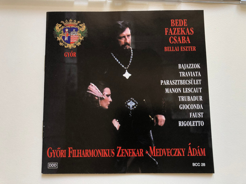 Bede Fazekas Csaba, Bellai Eszter, Győri Filharmonikus Zenekar, Medveczky Ádám – Zalai Hirlap, Vas Nepe, Naplo, Fejer Megyei Hirlap, Dunaujvarosi Hirlap, rtv-tipp / BCC Audio CD 1998 / BCC-28