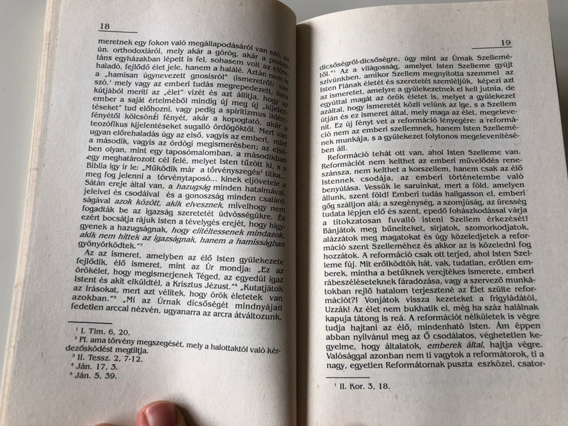 Az örök Reformáció by Csia Lajos / The Eternal Reformation / Hungarian Language Book on the Reformation / Ecclesia Semper Reformari Debeti / Százszorszép Kiadó (9637673172)