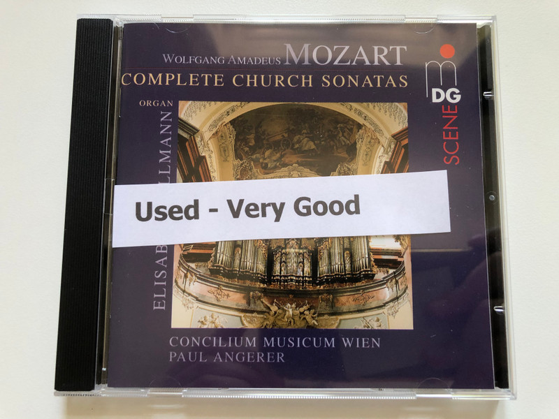 Wolfgang Amadeus Mozart - Complete Church Sonatas / Organ: Elisabeth Ullmann, Concilium Musicum Wien, Paul Angerer / MDG Scene / MDG Audio CD 1988 / MDG 605 0298-2