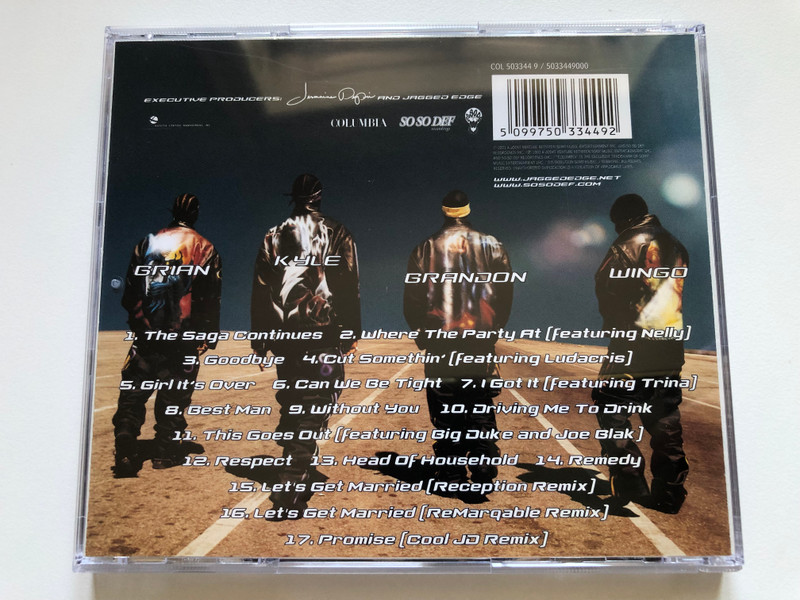 Jagged Edge – Jagged Little Thrill / So So Def Audio CD 2001 / 503344 9