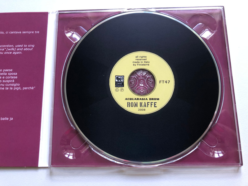 Acquaragia Drom with Eugene Hutz (Gogol Bordello) – Rom Kaffe / Finisterre Audio CD 2008 / FT47