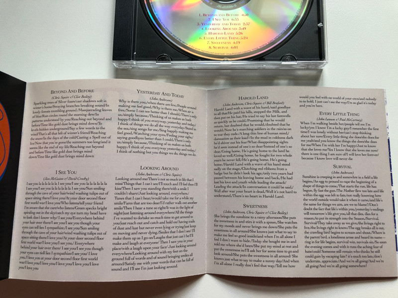 Yes / Atlantic Audio CD / 7567-82680-2