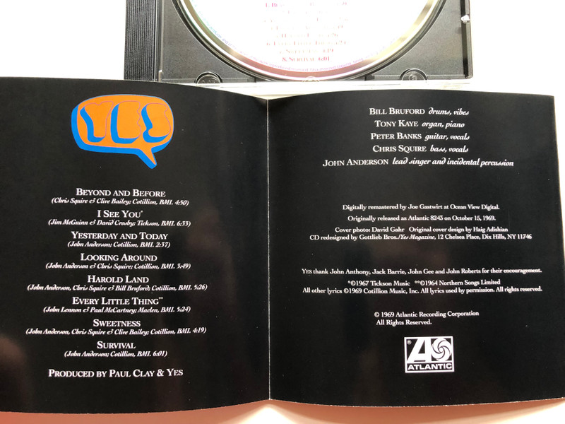 Yes / Atlantic Audio CD / 7567-82680-2