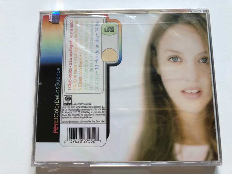 Fey – El Color De Los Sueños / contiene el exito ''Ni Tú Ni Nadie'' / Sony Latin Audio CD 1998 / LAK-82755 