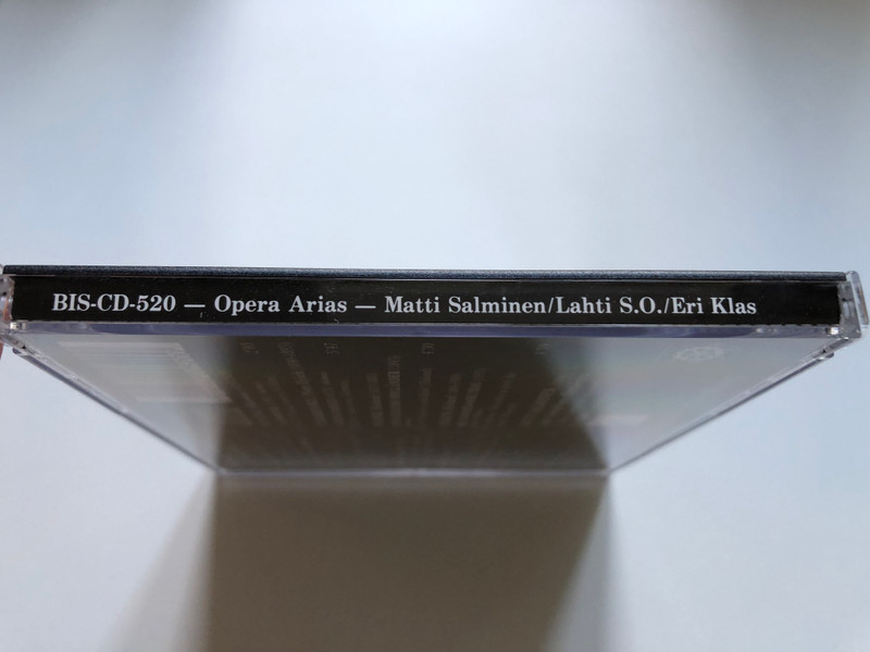 Matti Salminen (bass) - Opera Arias - Lahti Symphony Orchestra, Eri Klas / BIS Audio CD 1991 Stereo / BIS-CD-520