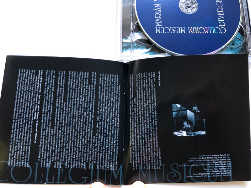 Marián Varga, Collegium Musicum – Divergencie / Opus 2x Audio CD 2003 / 91 1221-2 (8584019122127) 