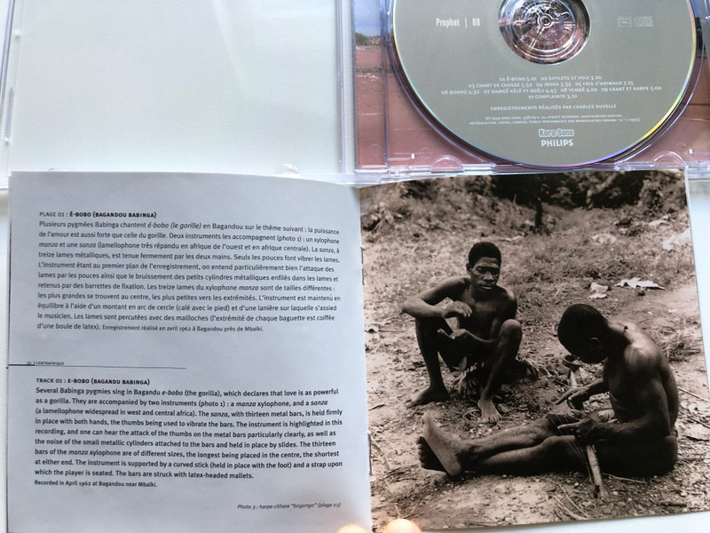 Centrafrique - Pygmées Babinga :: Bagandou :: Bofi :: Isongo / Prophet - 08 / Philips Audio CD 1999 / 538719-2