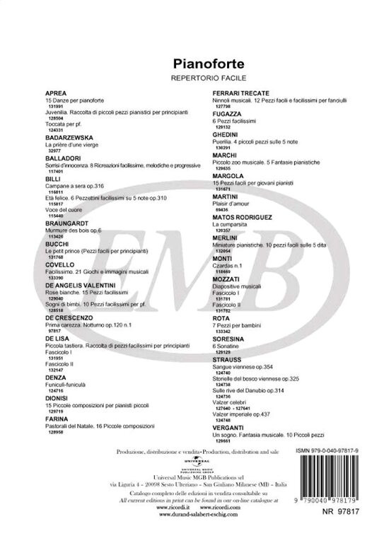 De Crescenzo, Costantino: PRIMA CAREZZA. NOTTURNO OP.120 N.1 / Ricordi / 1960