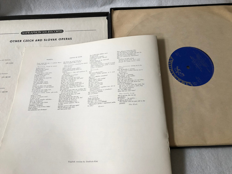 Leoš Janáček – The Cunning Little Vixen (Opera In 3 Acts) / Supraphon / LP VINYL LPV 453/4