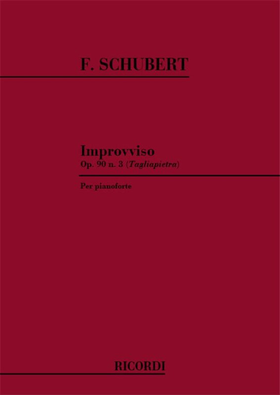 Schubert, Franz: IMPROVVISI OP.90 D.899: N.3 / Ricordi / 1984