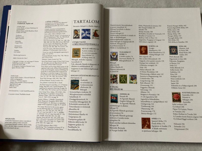 Bélyegek és bélyeggyűjtés by Dr. James Mackay / Stamps and stamp collecting / A Legteljesebb képes Enciklopédia / Kézikönyv a világ legismertebb bélyegeihez - 3000 színes illusztrációval / Kossuth kiadó / Hardcover (9789630957687)