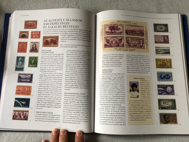 Bélyegek és bélyeggyűjtés by Dr. James Mackay / Stamps and stamp collecting / A Legteljesebb képes Enciklopédia / Kézikönyv a világ legismertebb bélyegeihez - 3000 színes illusztrációval / Kossuth kiadó / Hardcover (9789630957687)