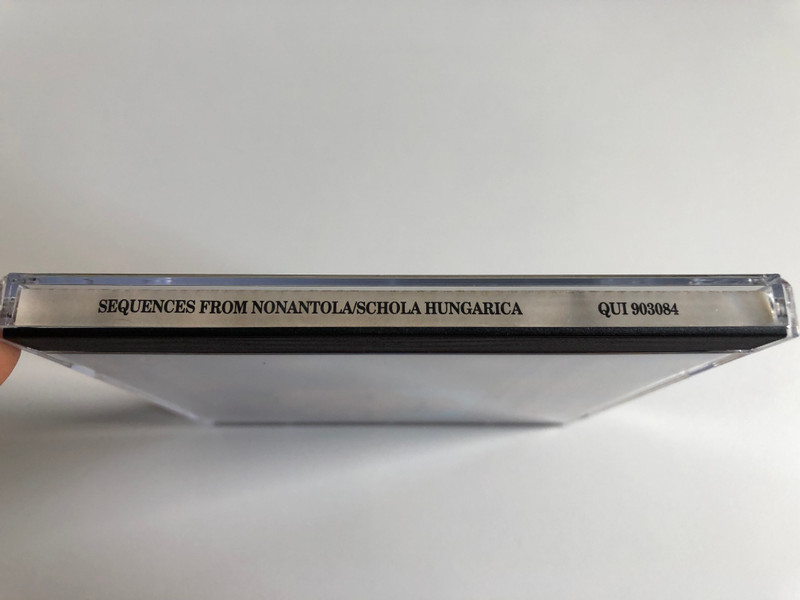 Sequences From Nonantola = Sequentiák Nonantolából - Schola Hungarica, Janka Szendrei & László Dobszay / Quint Audio CD 1993 / QUI 903084