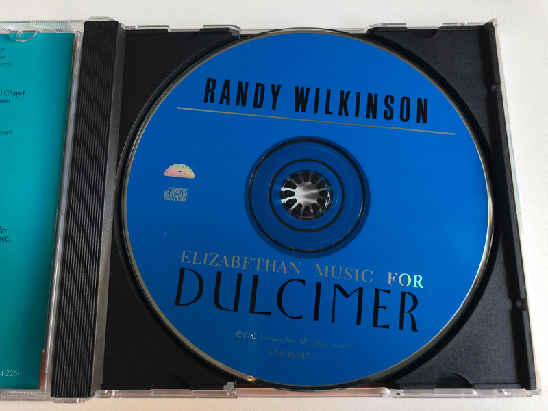Randy Wilkinson – Elizabethan Music For Dulcimer / Kicking Mule Records Audio CD 1997 / KMCD-3907-2