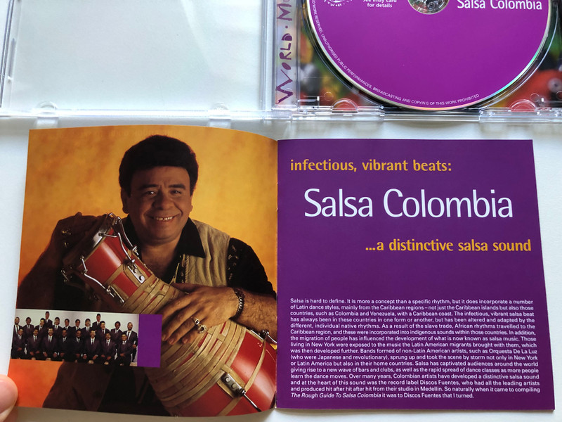 The Rough Guide To Salsa Colombia - Salsa Colombia - vibrant & infectious: captivating salsa from enduring stars / Rough Guides / World Music Network Audio CD 2003 / RGNET1112CD