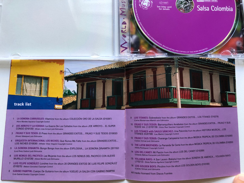 The Rough Guide To Salsa Colombia - Salsa Colombia - vibrant & infectious: captivating salsa from enduring stars / Rough Guides / World Music Network Audio CD 2003 / RGNET1112CD