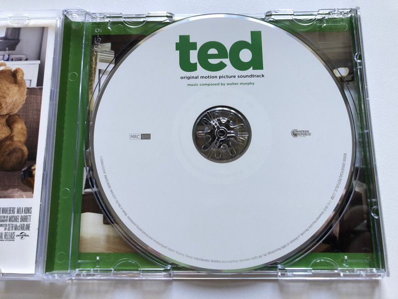 Ted (Original Motion Picture Soundtrack) - Music Composed By Walter Murphy / Mark Wahlberg, Mila Kunis, Seth Macfarlane / Universal Republic Records Audio CD 2012 / 602537090211
