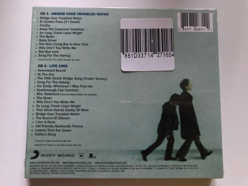 Simon And Garfunkel – Bridge Over Troubled Water / Columbia 2x Audio CD 2011 / 88697828312