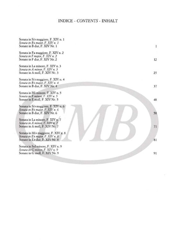 Vivaldi, Antonio: 9 SONATE PER VIOLONCELLO E BASSO CONTINUO / F. XIV N. 1-9 / Ricordi