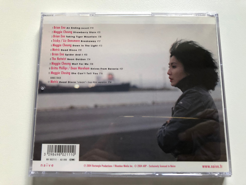 Clean - A Film written and directed by Olivier Assayas / Maggie Cheung, Nick Nolte / Selection Officielle - Festival De Cannes 2004 / Naïve Audio CD 2004 / NV 802111