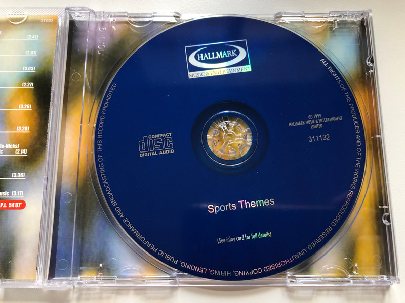 Favourite Sports Themes / Includes: Sportsnight, Grandstand, Match Of The Day, Grand Prix, Pot Black, and many more... / Hallmark Music & Entertainment Audio CD 1999 / 311132